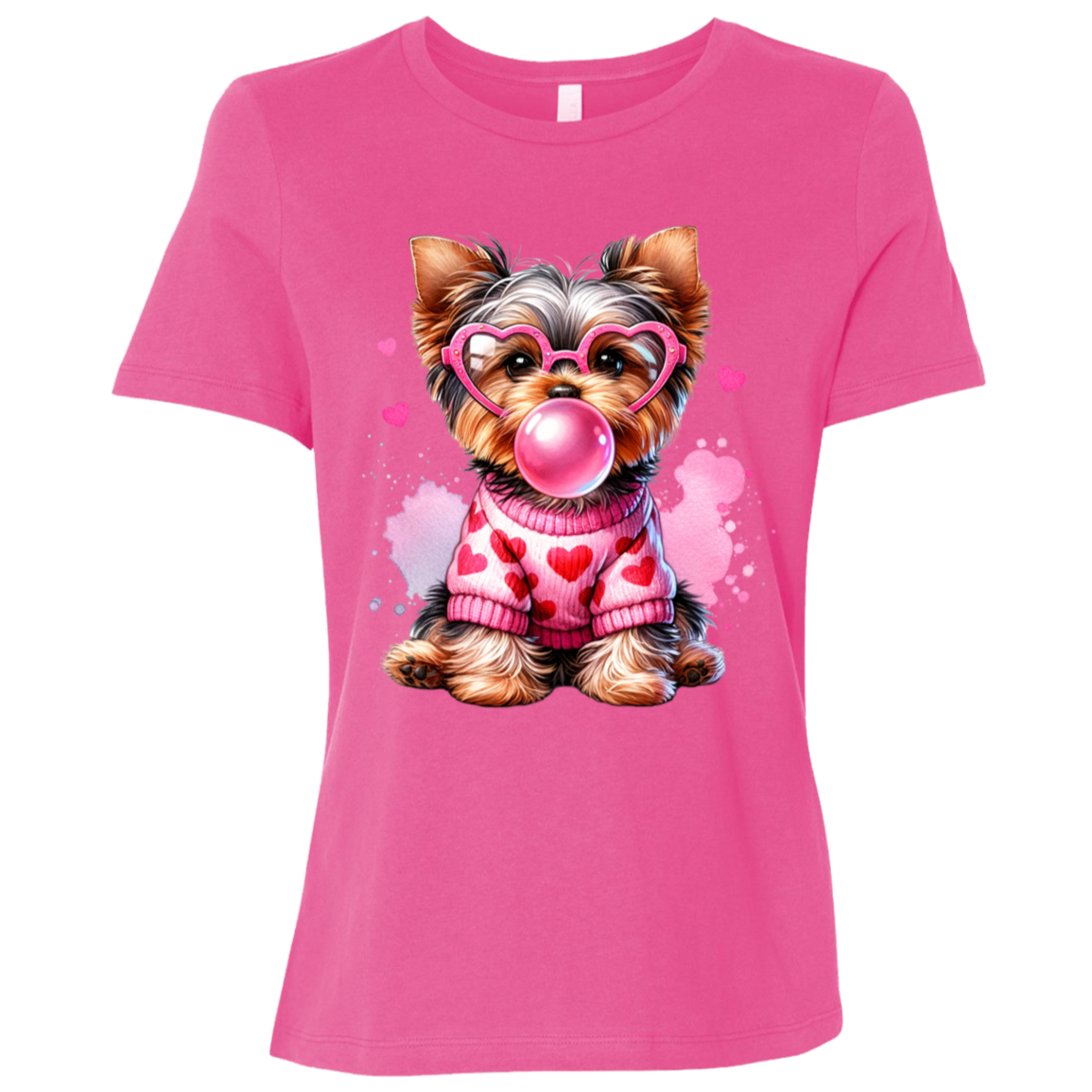 Yorkie Love | Women's Relaxed Fit Tee