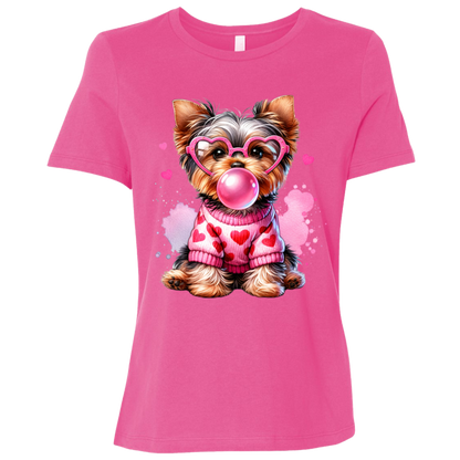 Yorkie Love | Women's Relaxed Fit Tee