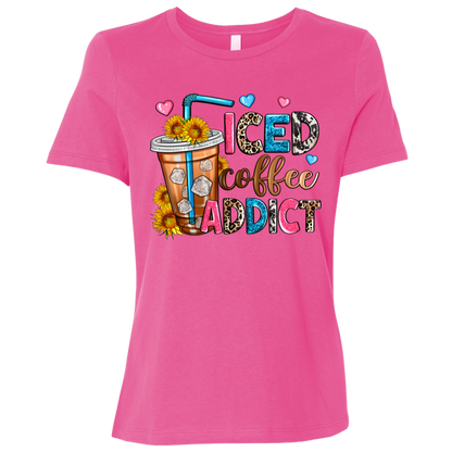 Iced Coffee Addict | Women's Relaxed Fit Tee