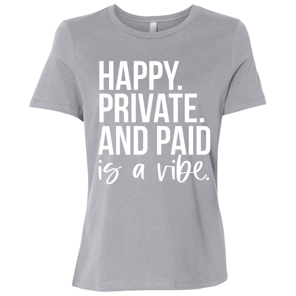 Comfy Missy Fit Tee - 100% Cotton, Available in Neutral Basics