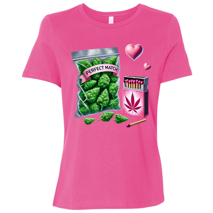 Perfect Match Ladies Relaxed Jersey Short-Sleeve T-Shirt