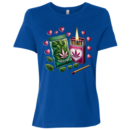 A Perfect Match Ladies Relaxed Jersey Short-Sleeve T-Shirt