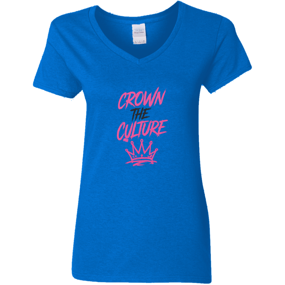 Crown The Culture V-Neck Tee