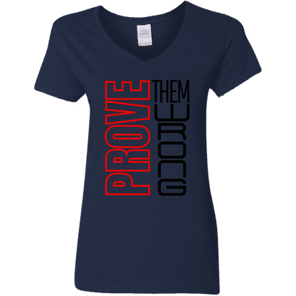 Prove Me Wrong | Women's V-Neck Tee