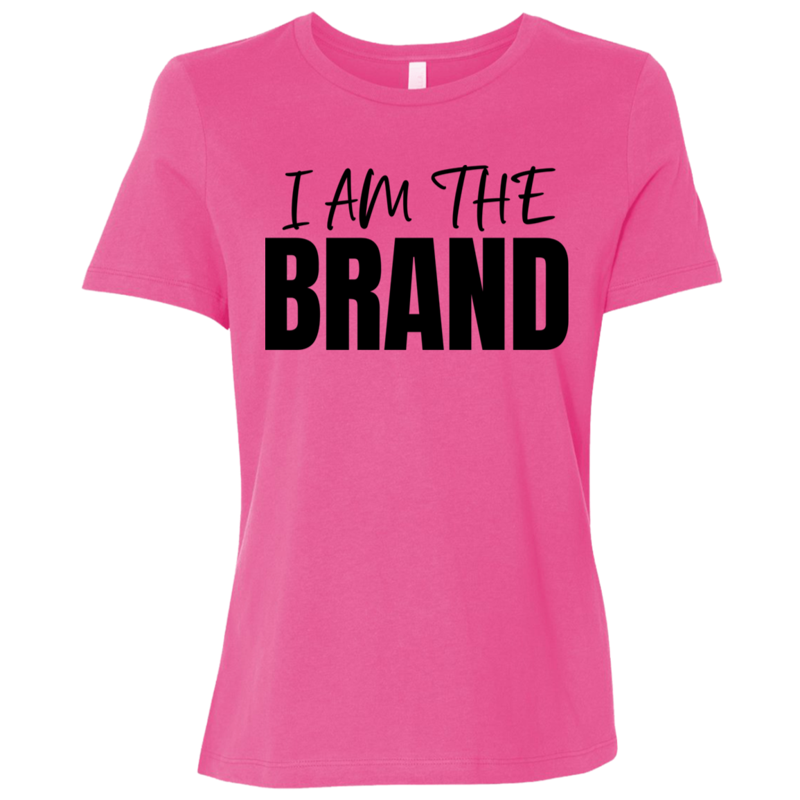I Am The Brand Ladies Relaxed Jersey Short-Sleeve T-Shirt