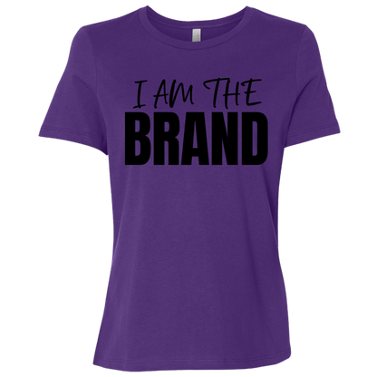 I Am The Brand Ladies Relaxed Jersey Short-Sleeve T-Shirt