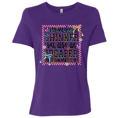 Overthinker & IDGAFER | Women's Relaxed Fit Tee