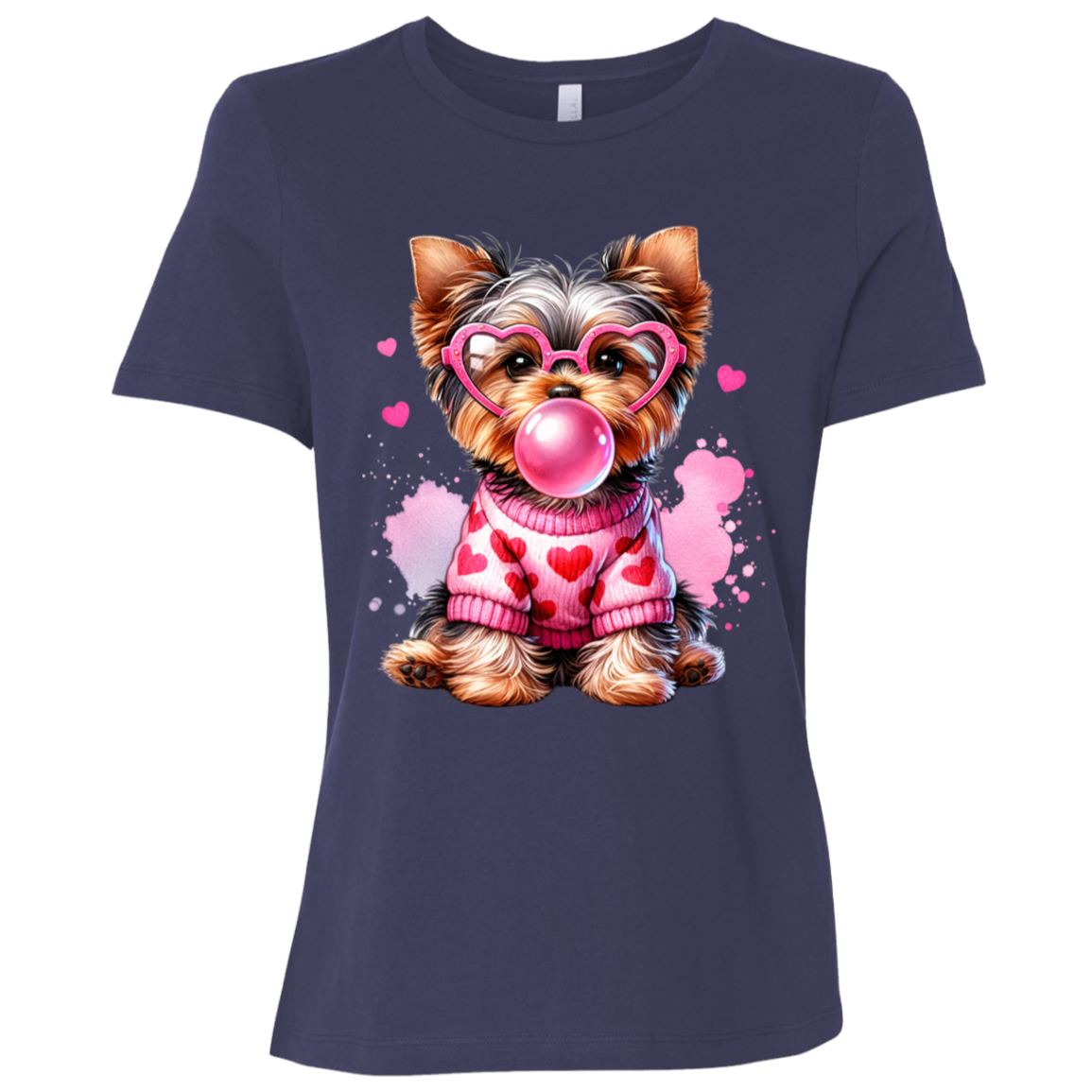 Yorkie Love | Women's Relaxed Fit Tee