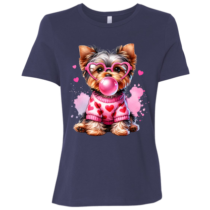 Yorkie Love | Women's Relaxed Fit Tee
