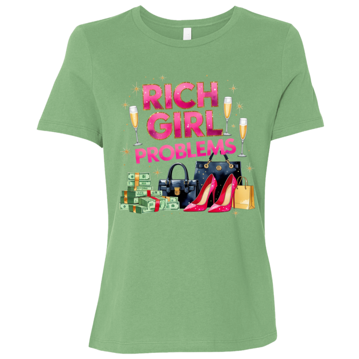 Rich Girl Problems Women's Relaxed Jersey T-Shirt