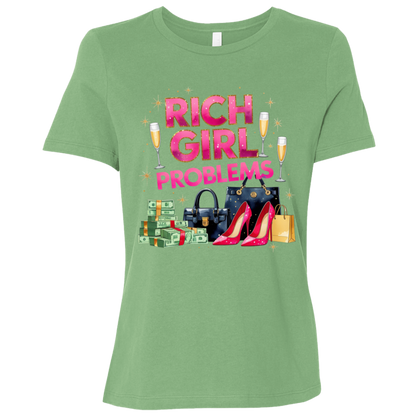 Rich Girl Problems Women's Relaxed Jersey T-Shirt