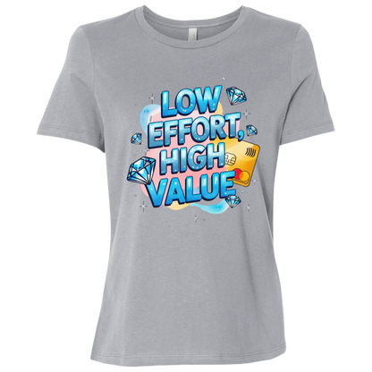 Low Effort High Value Ladies Relaxed Jersey Tee