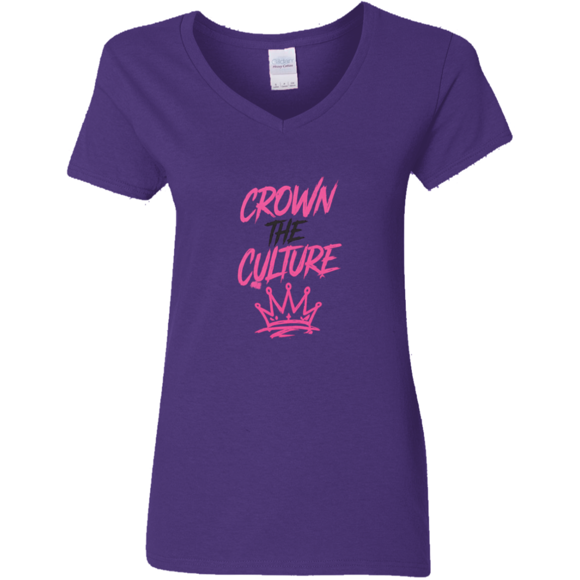 Crown The Culture V-Neck Tee