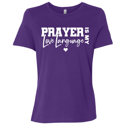 Prayer Is My Love Language Relaxed Jersey T-Shirt