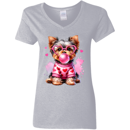 Gildan Ladies' 5.3 oz. V-Neck T-Shirt