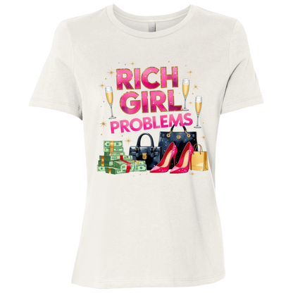 Rich Girl Problems Women's Relaxed Jersey T-Shirt