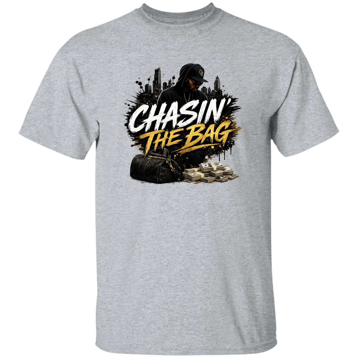 Chasin' The Bag Men's 5.3 oz. Heavyweight T-Shirt
