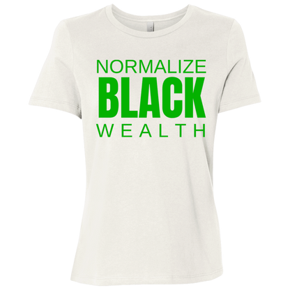 Normalize Black Wealth Tee